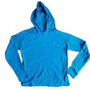 Lacoste Hoodie Top, Long-sleeved T-shirt, Kids Large 12/ 14 Blue, Alligator Logo